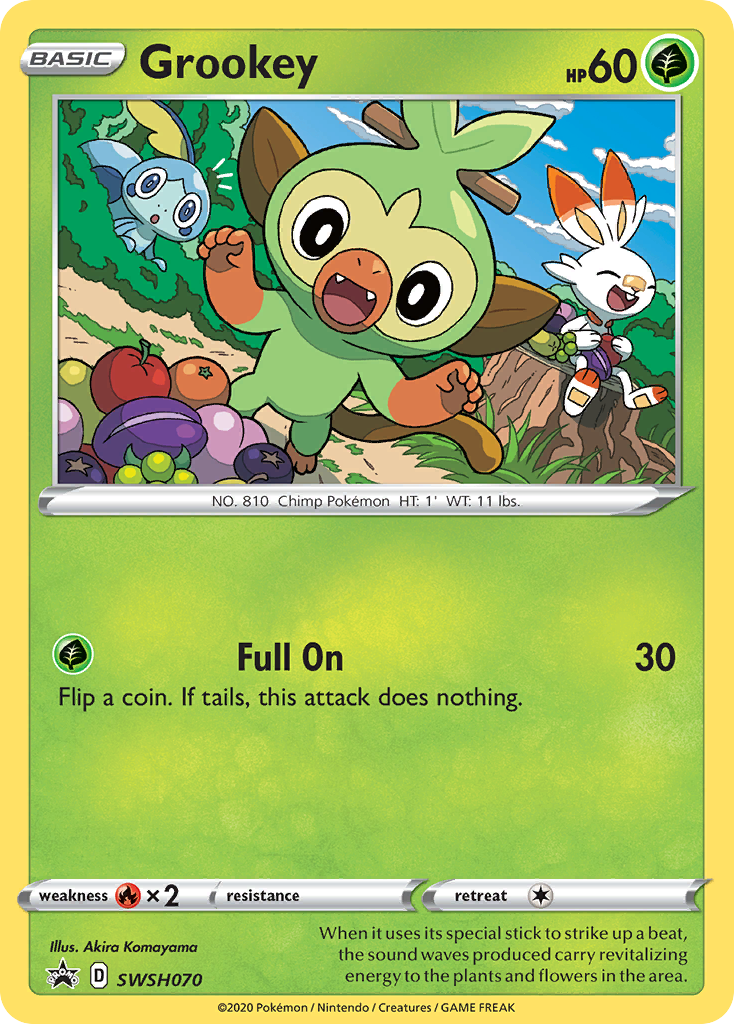 Grookey (SWSH070) [Sword & Shield: Black Star Promos] | Good Games Adelaide SA