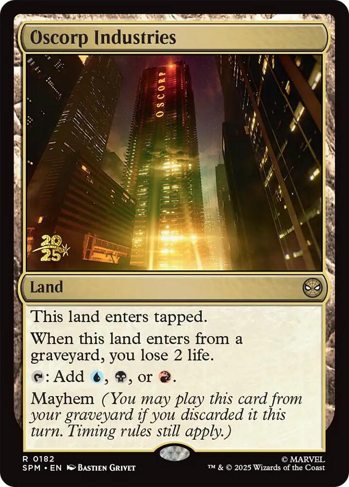 Oscorp Industries 182 (Prerelease Cards)  - Foil | Good Games Adelaide SA