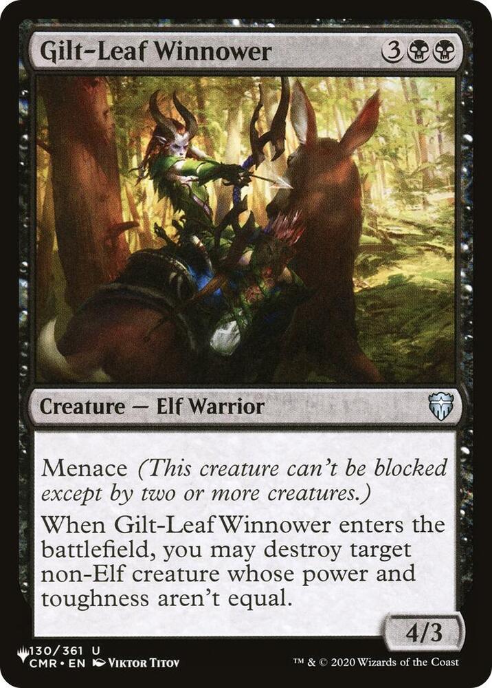 Gilt Leaf Winnower 130/361 (The List Reprints)  | Good Games Adelaide SA