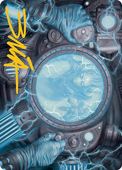 Recalibrate Art Card Gold Stamped Signature 17 (Art Series: Modern Horizons 2)  | Good Games Adelaide SA
