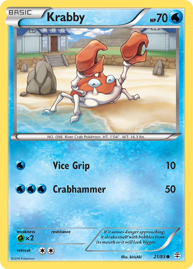 Krabby (21/83) [XY: Generations] | Good Games Adelaide SA