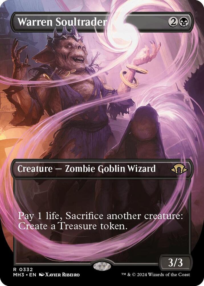 Warren Soultrader 332/319 (Modern Horizons 3)  - Borderless Foil | Good Games Adelaide SA