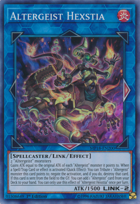 Altergeist Hexstia [MP18-EN200] Super Rare | Good Games Adelaide SA