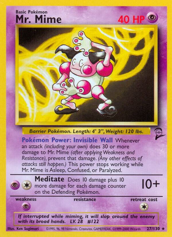 Mr. Mime 027/130 (Base Set 2)  | Good Games Adelaide SA