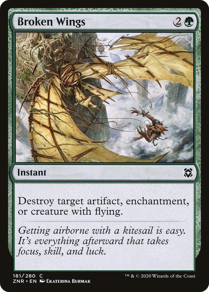 Broken Wings 181 (Zendikar Rising)  - Foil | Good Games Adelaide SA