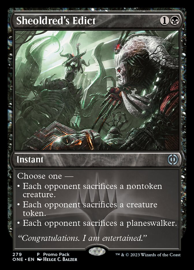 Sheoldred's Edict (Promo Pack) [Phyrexia: All Will Be One] | Good Games Adelaide SA