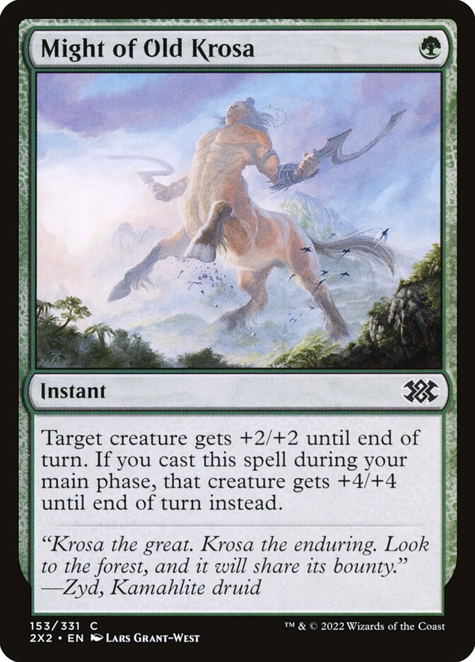 Might of Old Krosa 153 (Double Masters 2022)  - Foil | Good Games Adelaide SA