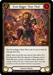 Even Bigger Than That! (Yellow) [EVR174] (Everfest)  1st Edition Normal | Good Games Adelaide SA