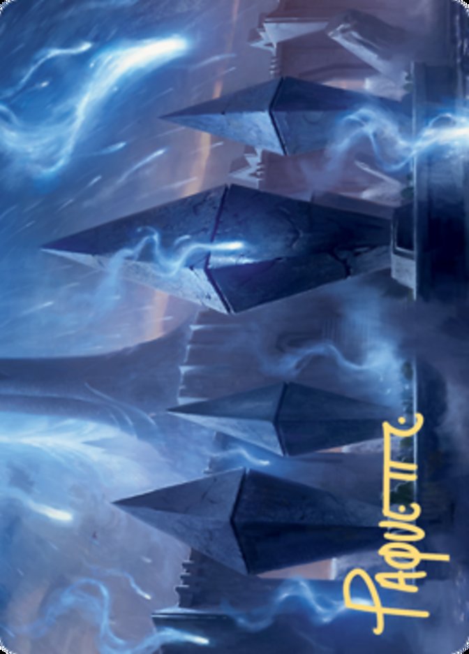 Sea Gate Restoration Art Card (Gold-Stamped Signature) [Zendikar Rising Art Series] | Good Games Adelaide SA