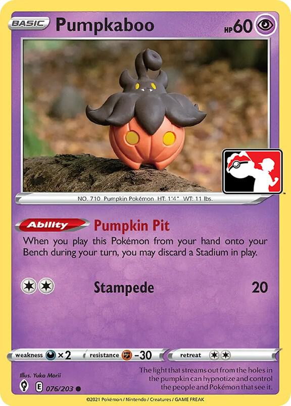 Pumpkaboo 076/203 (Prize Pack Series Cards)  | Good Games Adelaide SA