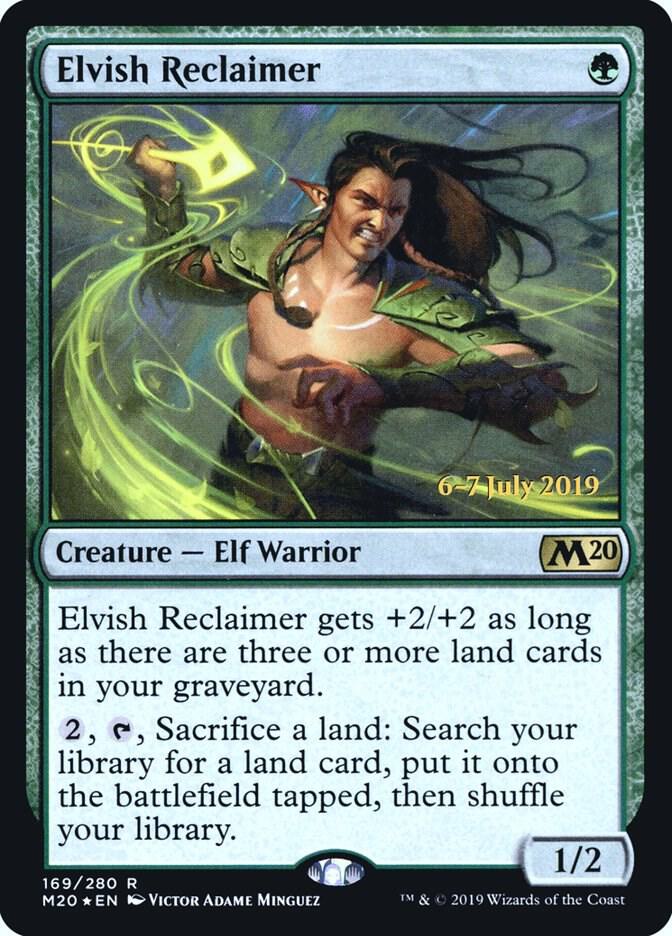 Elvish Reclaimer 169 (Prerelease Cards)  - Foil | Good Games Adelaide SA