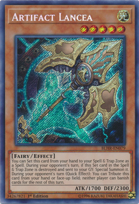Artifact Lancea [BLHR-EN079] Secret Rare | Good Games Adelaide SA