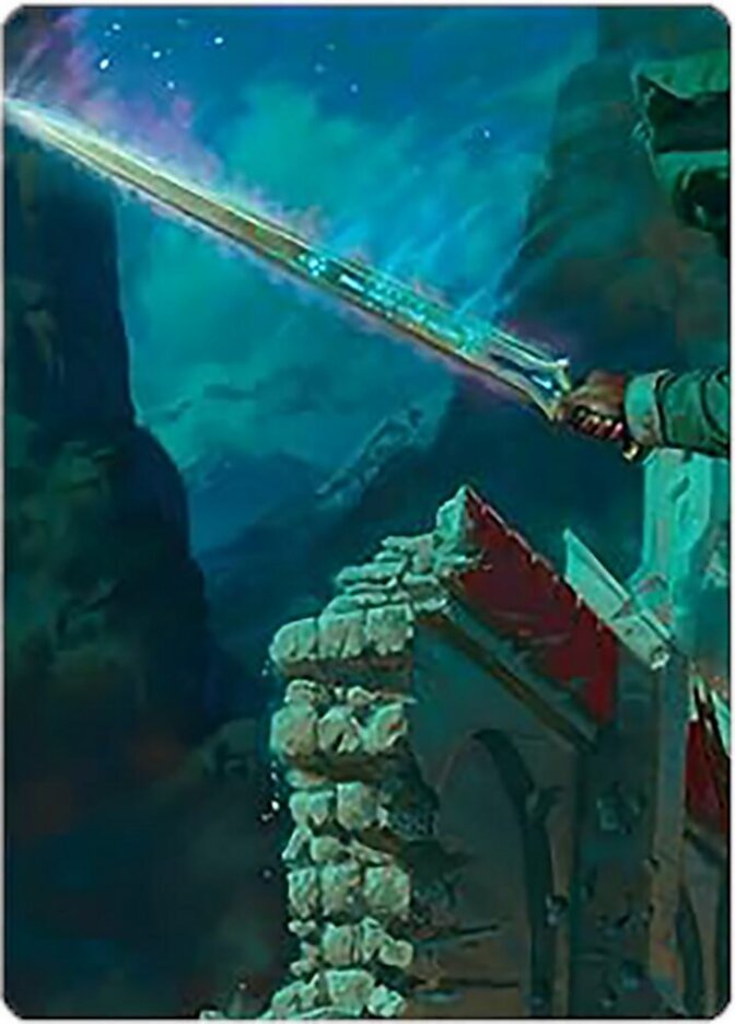 Andúril, Narsil Reforged // Andúril, Narsil Reforged 1 (Art Series: Universes Beyond: The Lord of the Rings: Tales of Middle-earth)  | Good Games Adelaide SA