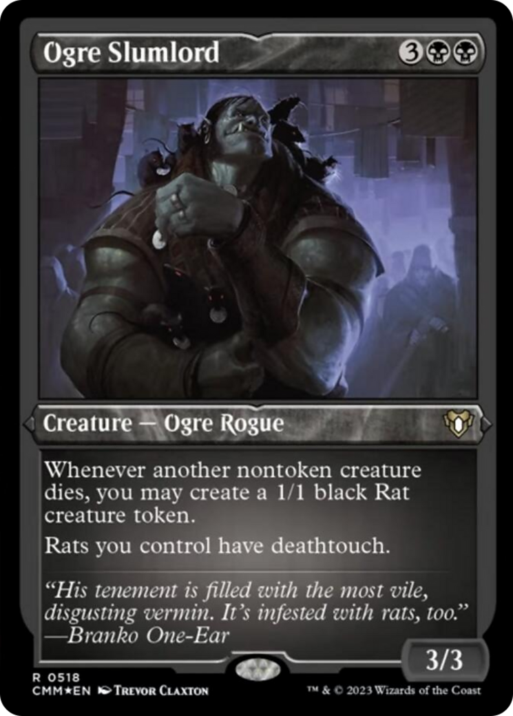 Ogre Slumlord (Foil Etched) [Commander Masters] | Good Games Adelaide SA