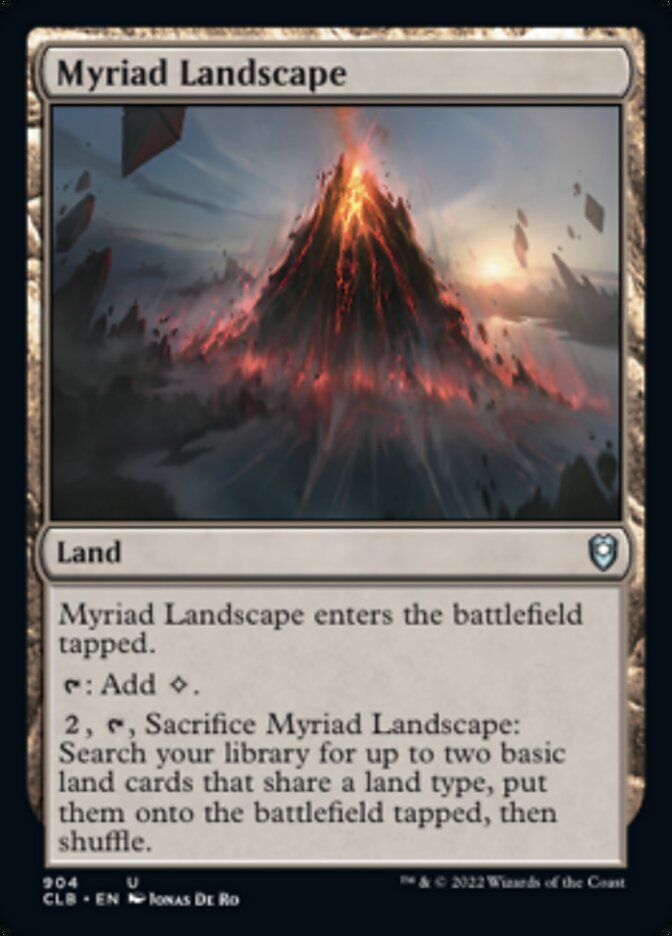 Myriad Landscape [Commander Legends: Battle for Baldur's Gate] | Good Games Adelaide SA