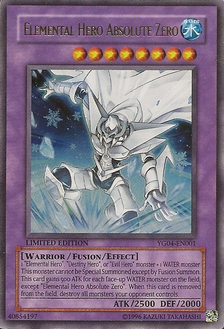 Elemental Hero Absolute Zero [YG04-EN001] Ultra Rare | Good Games Adelaide SA