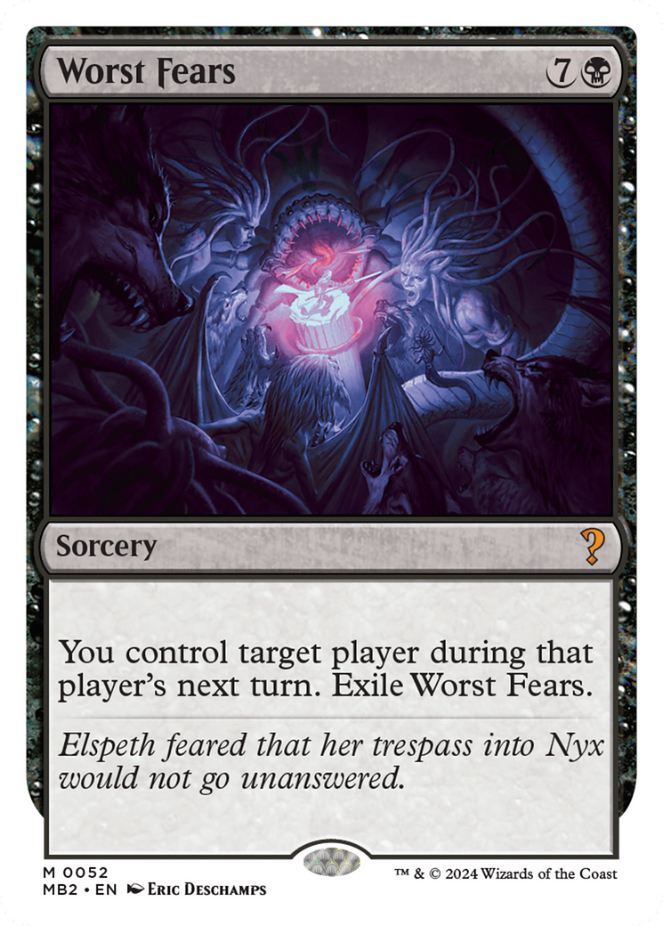 Worst Fears (White Border) [Mystery Booster 2] | Good Games Adelaide SA