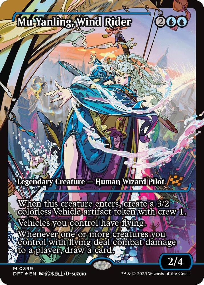 Mu Yanling, Wind Rider 399 (Aetherdrift)  - Foil | Good Games Adelaide SA