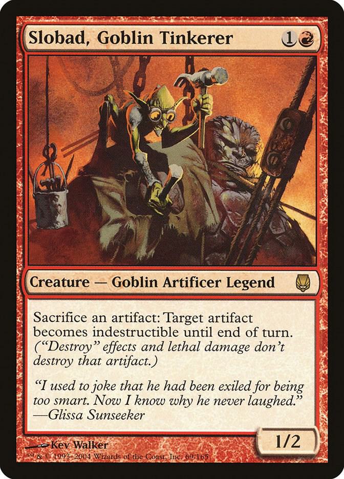 Slobad Goblin Tinkerer 69 (Darksteel)  - Foil | Good Games Adelaide SA