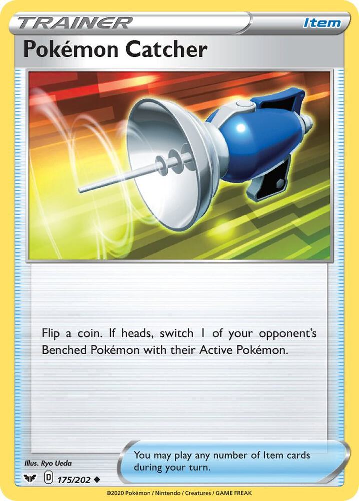Pokemon Catcher 175/202 (SWSH01: Sword & Shield Base Set)  | Good Games Adelaide SA
