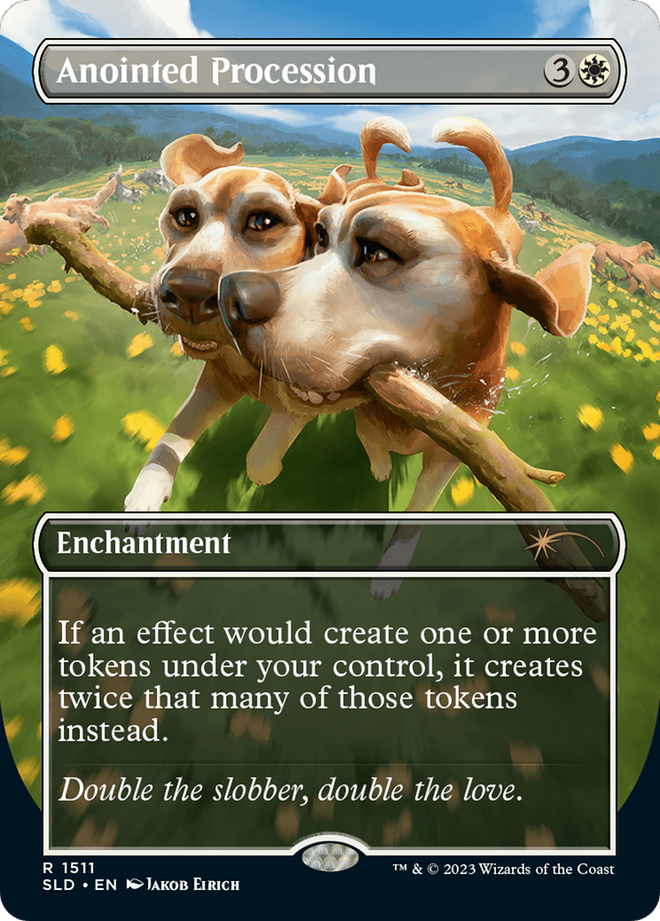 Anointed Procession // Anointed Procession [Secret Lair Commander Deck: Raining Cats and Dogs] | Good Games Adelaide SA