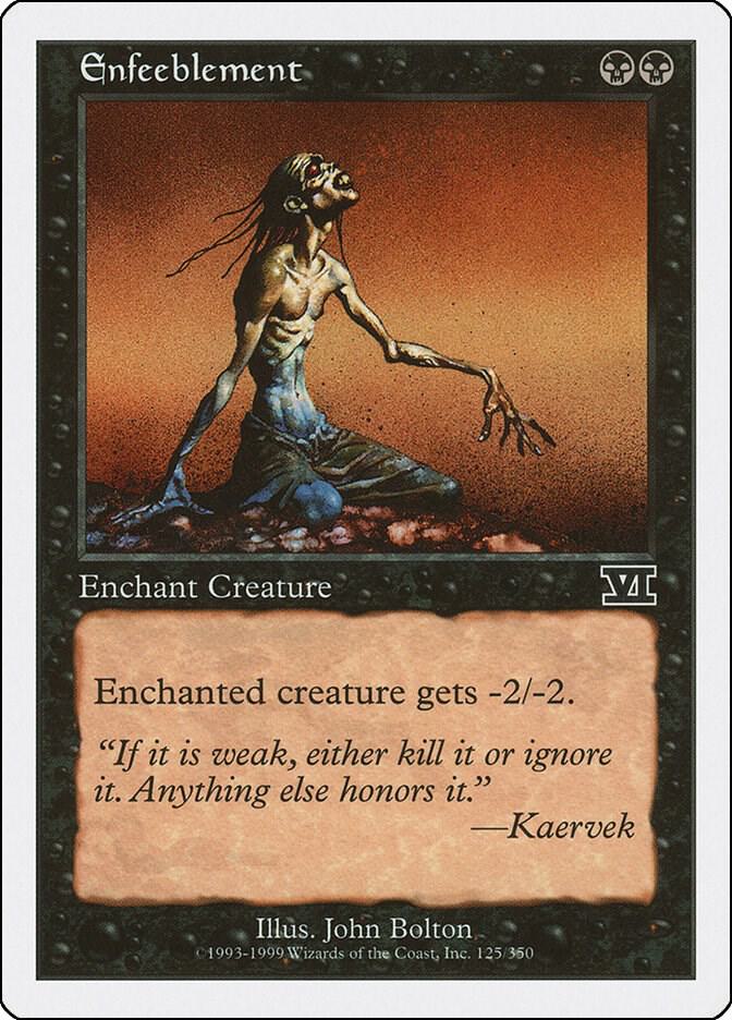 Enfeeblement 125 (Classic Sixth Edition)  | Good Games Adelaide SA