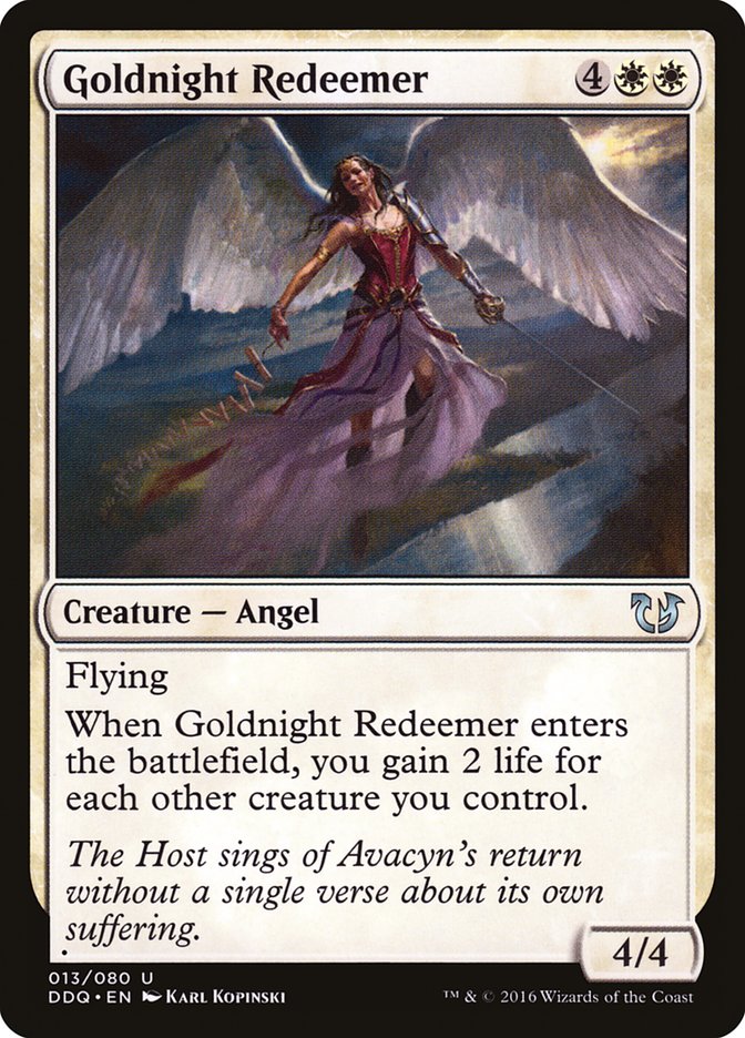 Goldnight Redeemer [Duel Decks: Blessed vs. Cursed] | Good Games Adelaide SA