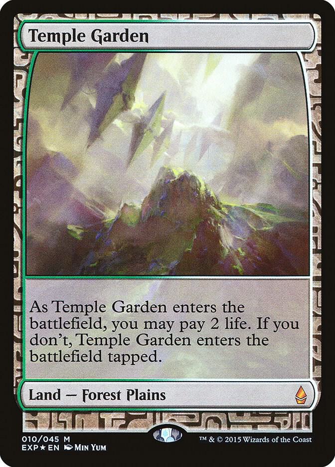 Temple Garden 10 (Zendikar Expeditions)  - Foil | Good Games Adelaide SA