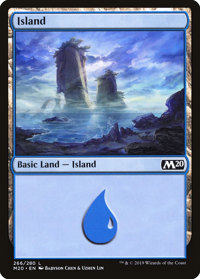 Island (#266) [Core Set 2020] | Good Games Adelaide SA