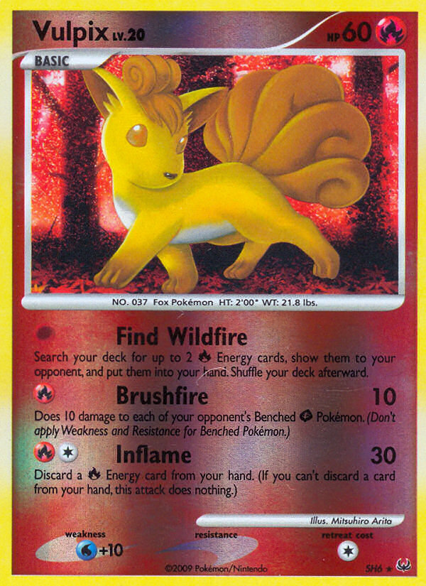 Vulpix (SH6) [Platinum: Base Set] | Good Games Adelaide SA