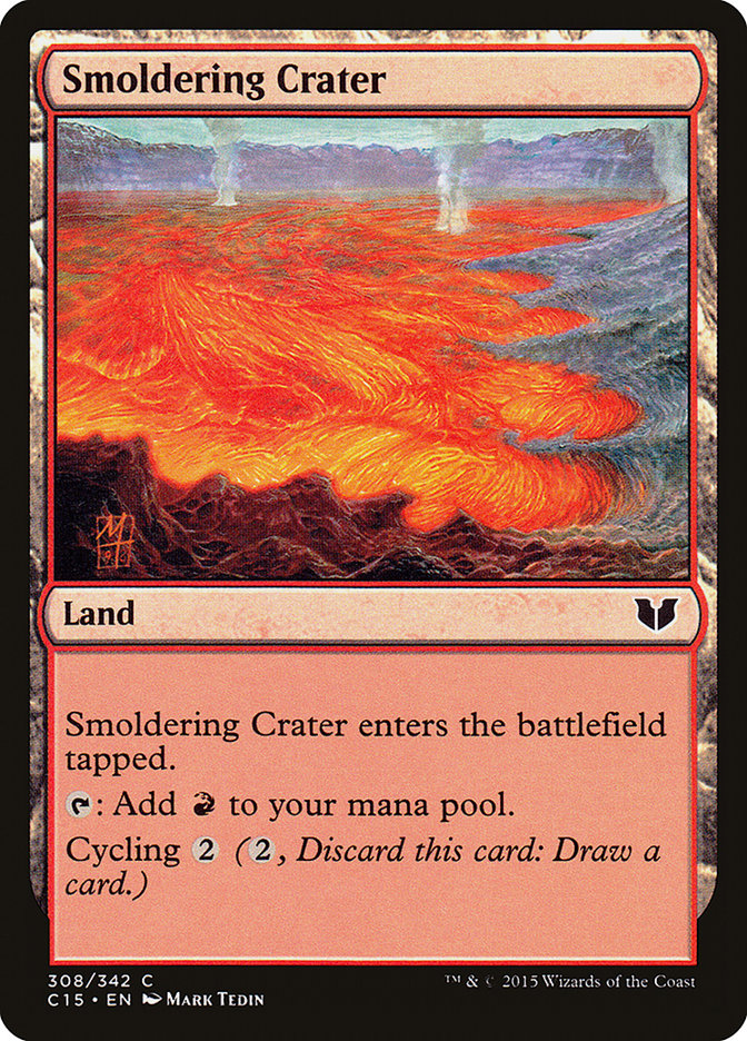 Smoldering Crater [Commander 2015] | Good Games Adelaide SA