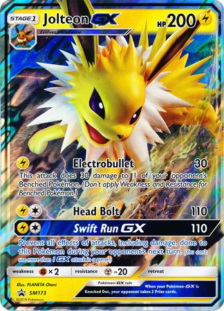 Jolteon GX (SM173) (Jumbo Card) [Sun & Moon: Black Star Promos] | Good Games Adelaide SA