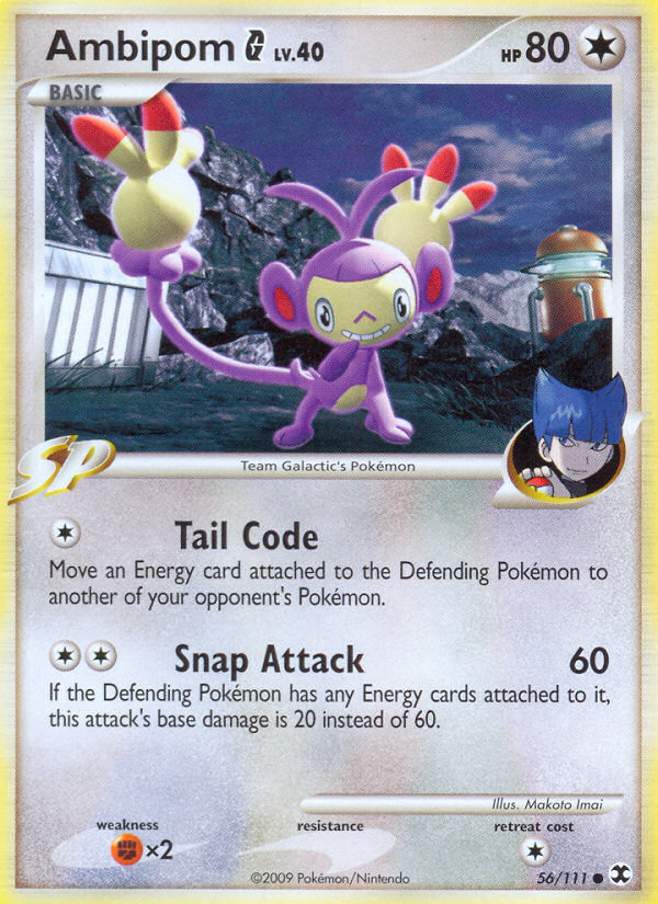 Ambipom G (56/111) [Platinum: Rising Rivals] | Good Games Adelaide SA