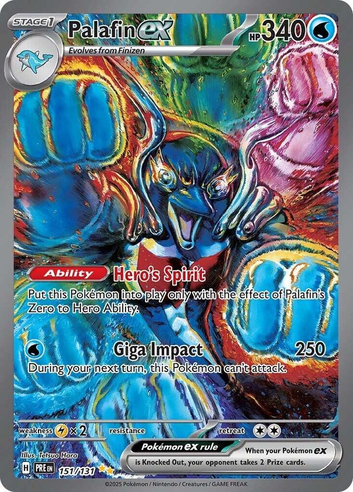Palafin ex 151/131 (SV: Prismatic Evolutions)  - Holofoil | Good Games Adelaide SA
