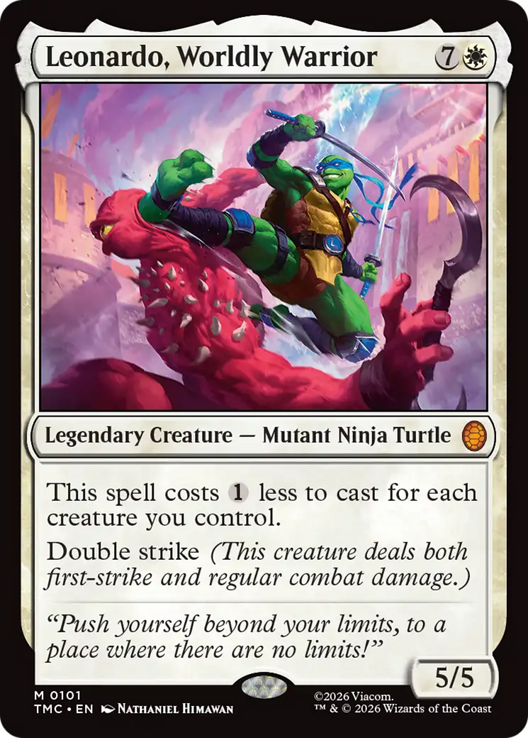 Leonardo, Worldly Warrior [Teenage Mutant Ninja Turtles Commander] | Good Games Adelaide SA