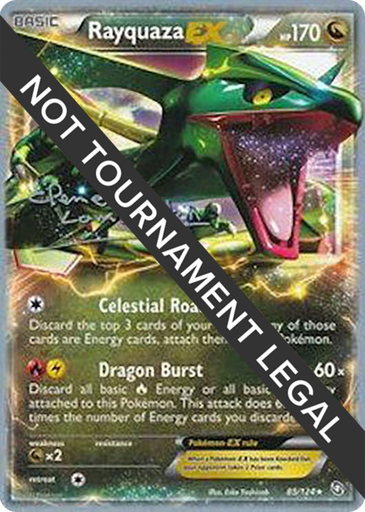 Rayquaza EX 2013 Clement Lamberton 85/124 (World Championship Decks)  | Good Games Adelaide SA