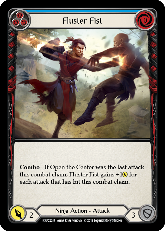 Fluster Fist (Blue) [KSU022-R] 1st Edition Normal | Good Games Adelaide SA