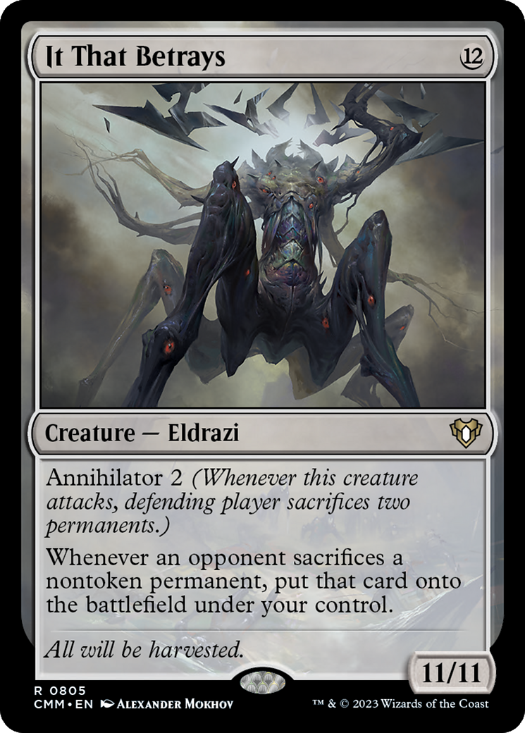 It That Betrays [Commander Masters] | Good Games Adelaide SA