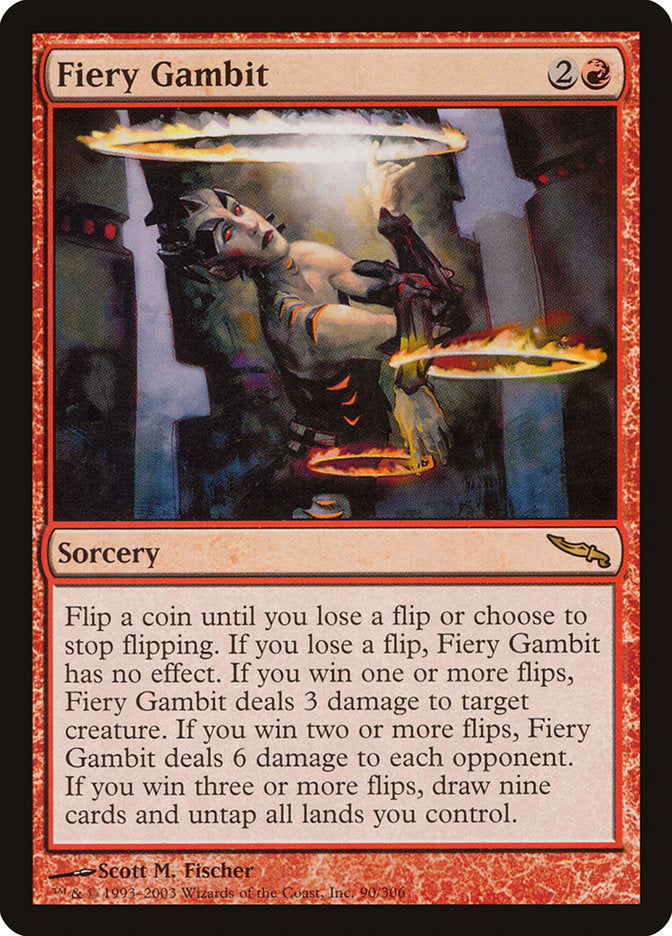 Fiery Gambit [Mirrodin] | Good Games Adelaide SA