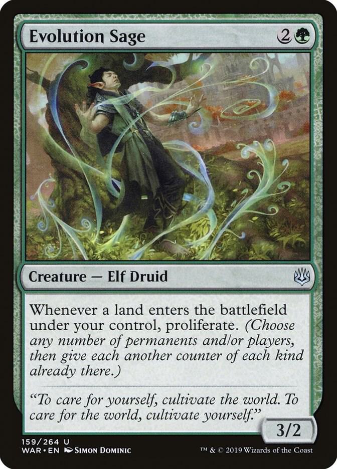 Evolution Sage 159/264 (War of the Spark)  - Foil | Good Games Adelaide SA