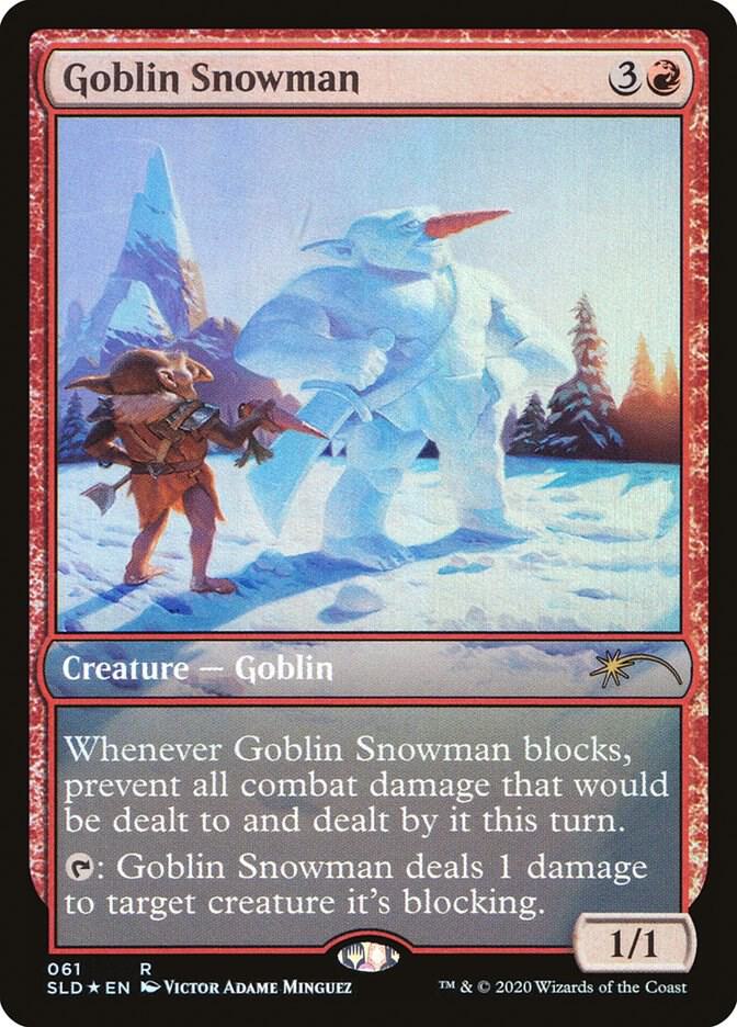 Goblin Snowman 61 (Secret Lair Drop Series)  - Foil | Good Games Adelaide SA