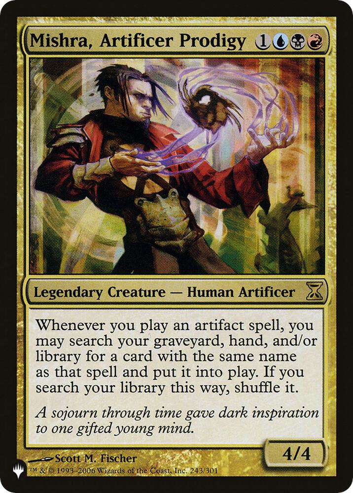 Mishra Artificer Prodigy 243/301 (The List Reprints)  | Good Games Adelaide SA