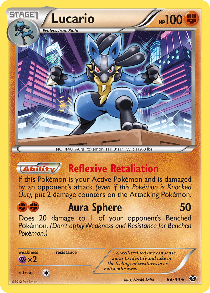 Lucario (64/99) [Black & White: Next Destinies] | Good Games Adelaide SA