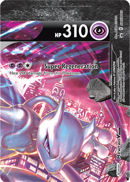 Mewtwo V-Union (SWSH160) [Sword & Shield: Black Star Promos] | Good Games Adelaide SA
