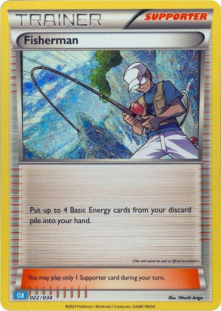 Fisherman 022/034 (Trading Card Game Classic)  - Holofoil | Good Games Adelaide SA