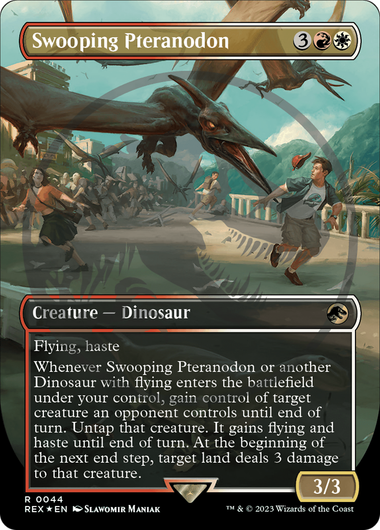 Swooping Pteranodon Emblem (Borderless) [Jurassic World Collection Tokens] | Good Games Adelaide SA
