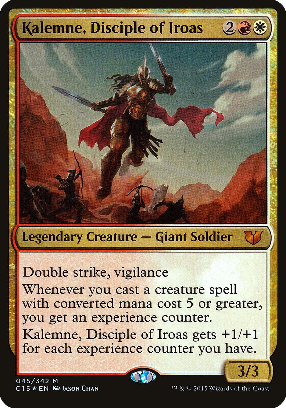Kalemne, Disciple of Iroas (Oversized) [Commander 2015 Oversized] | Good Games Adelaide SA
