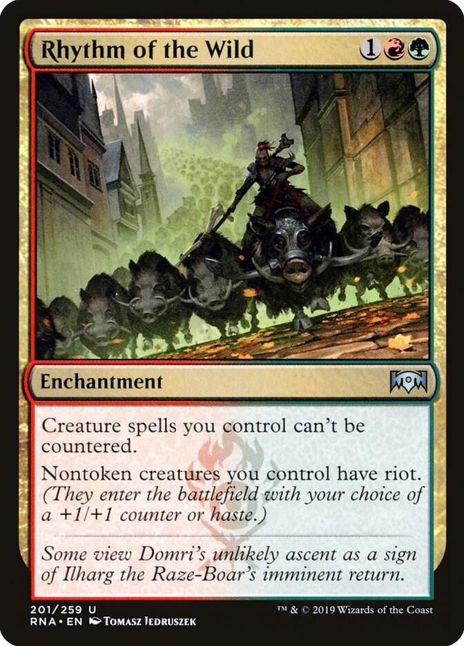 Rhythm of the Wild 201 (Ravnica Allegiance)  - Foil | Good Games Adelaide SA