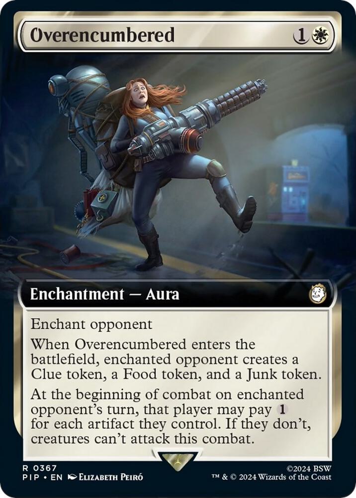 Overencumbered 367 (Universes Beyond: Fallout)  - Foil | Good Games Adelaide SA