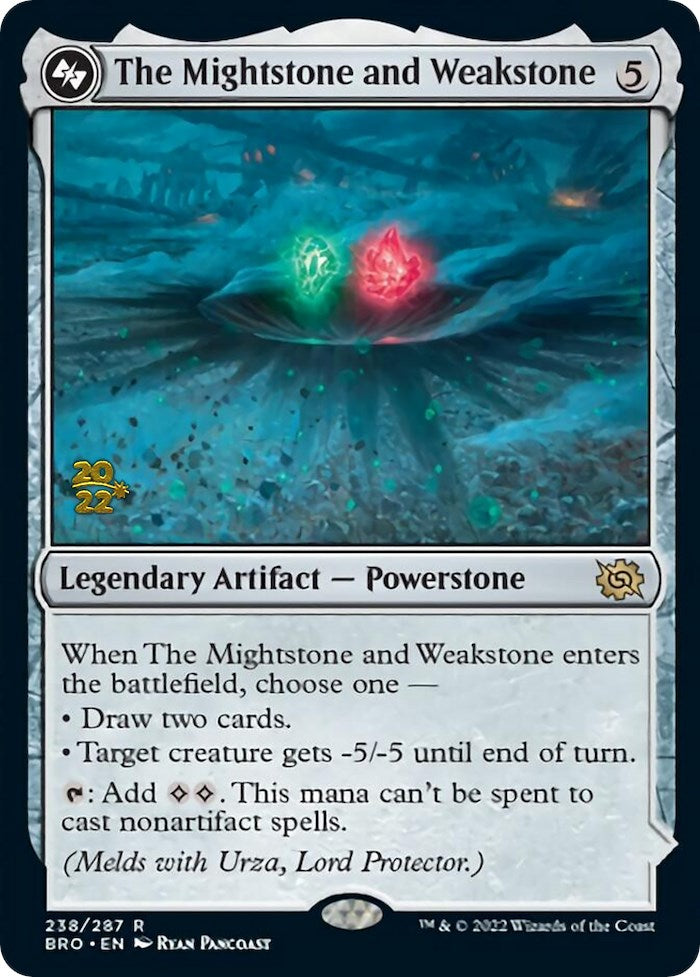 The Mightstone and Weakstone [The Brothers' War: Prerelease Promos] | Good Games Adelaide SA